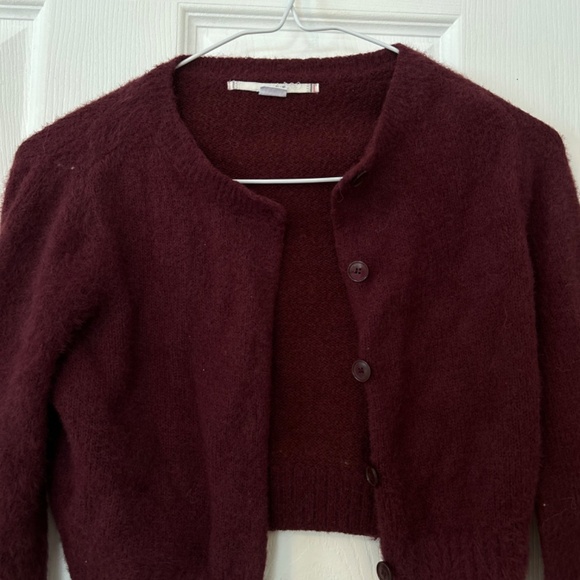 Burgundy Urban Outfitters Cardigan - Picture 2 of 7